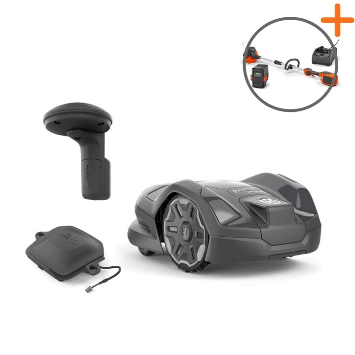 Husqvarna Automower® 310E Nera Robotic Lawn Mower with EPOS plug-in kit in the group Robotic Lawn Mowers / Husqvarna Automower® /  at Gräsklipparbutiken (9706541-211)